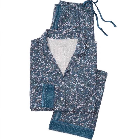 💙 Victoria's Secret, Blue Meadow Heavenly Supersoft Modal Pajama Set - Picture 10 of 16